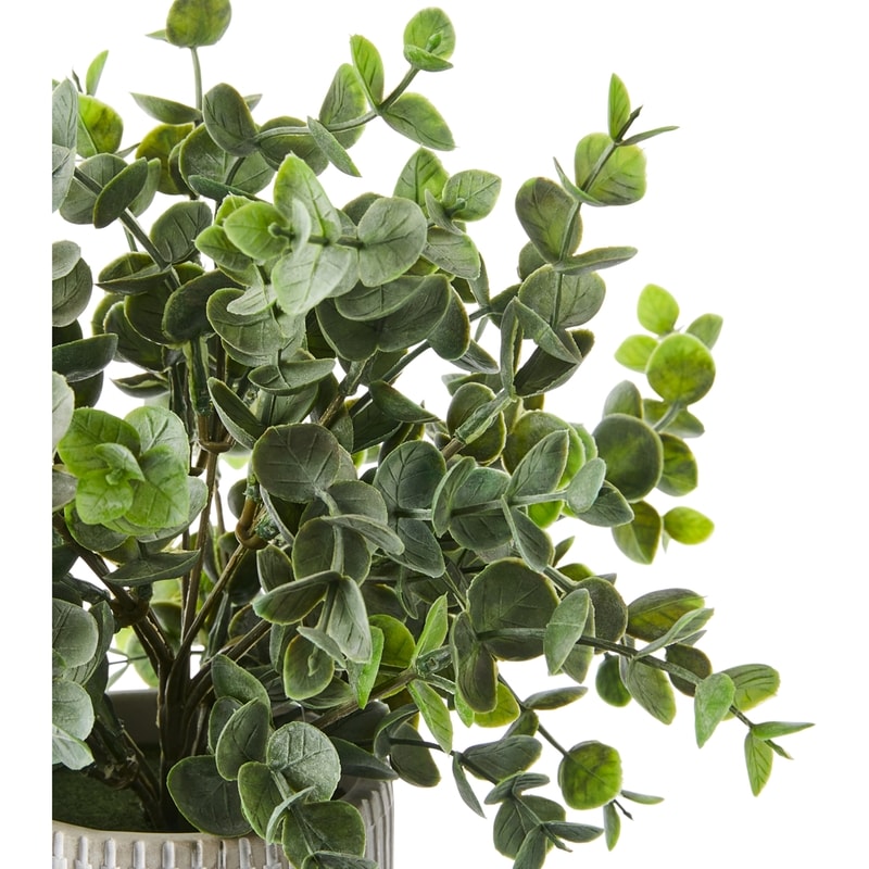 Potted Faux Eucalyptus