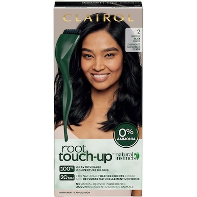 Clairol Root Touch-Up by Natural Instincts 2 Black, Permanent Hair Dye with 0% ammonia 1 ea, $12.99/1ea