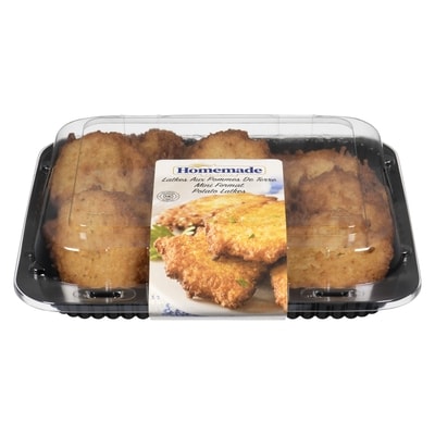 Homemade Kosher Mini Format Potato Latkes 396 g, $3.53/100g