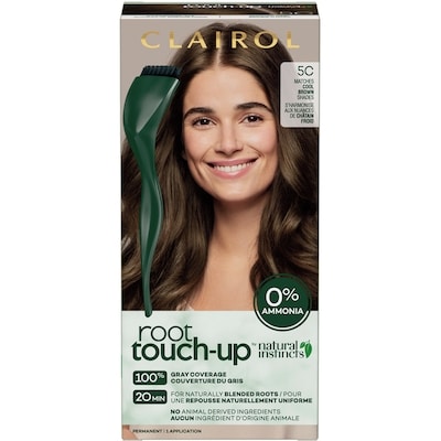 Clairol Root Touch-Up by Natural Instincts 5C Medium Cool Brown, Permanent Hair Dye with 0% ammonia 1 ea, $11.00/1ea