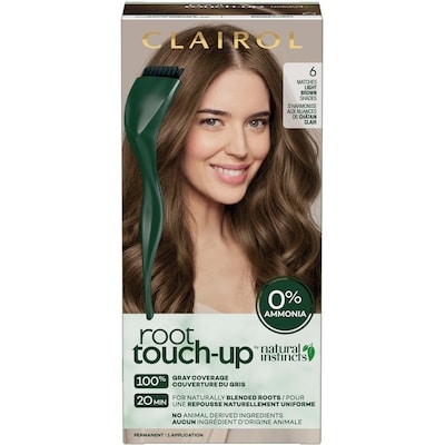 Clairol Root Touch-Up by Natural Instincts 6 Light Brown, Permanent Hair Dye with 0% ammonia 1 ea, $12.99/1ea