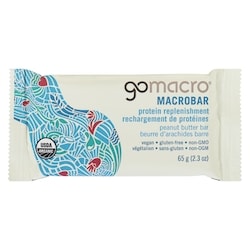 Go Macro Beurre D'Arachides Barre 65 g, 6,60 $/100g