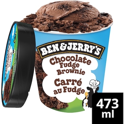 Ben & Jerry’s Crème Glacée Carré au Fudge  473 ml, 1,48 $/100ml