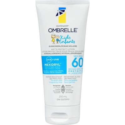 Garnier Kids Sunscreen Lotion For Protection Wet'n Protect Spf 60 Uva + Uvb 200 ml, $12.82/100ml