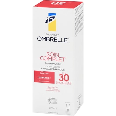 Soin complet écran solaire lotion légère fps 30 protection à large spectre uva + uvb