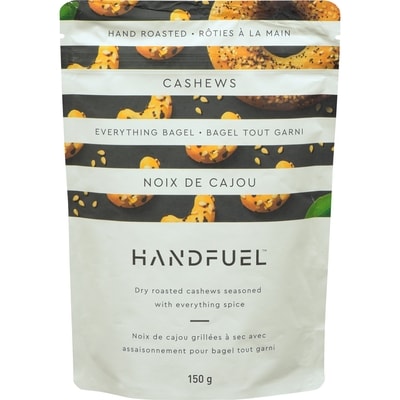 Handfuel Bagel Tout Garni Noix De Cajou 150 g, 3,66 $/100g