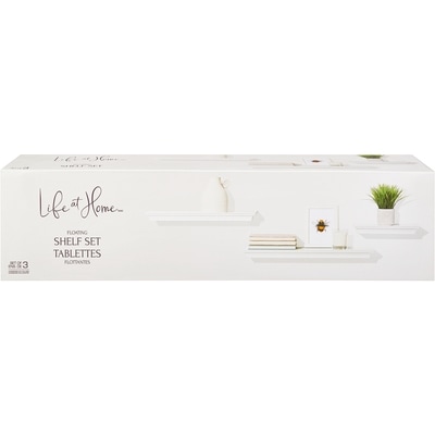 Life at Home Floating Shelf Set 1 ea, $20.94/1ea