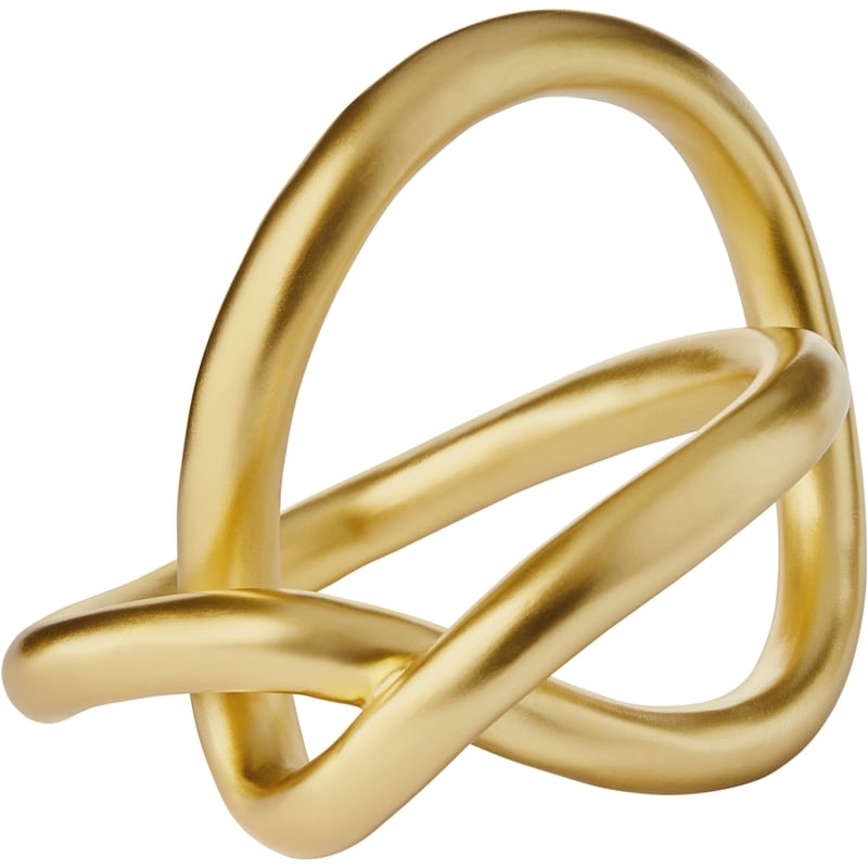 Infinity Gold Sculpture