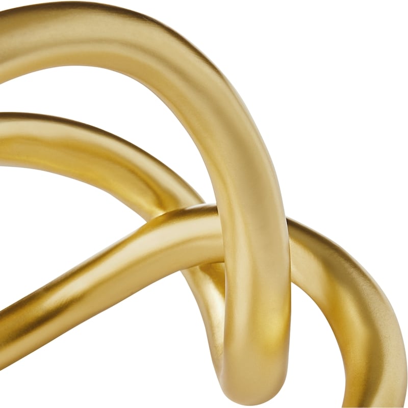 Infinity Gold Sculpture