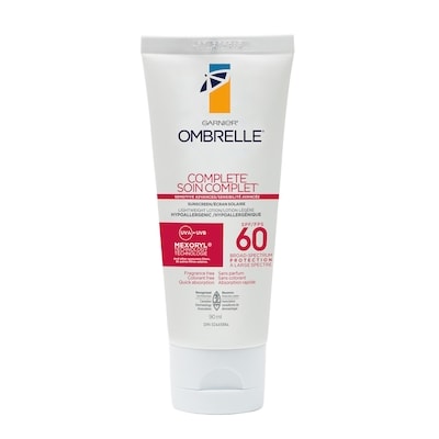 Garnier Complete Sunscreen Lotion For Sensitive Skin Sensitive Advanced Spf 60 Uva + Uvb 90 ml, $24.43/100ml