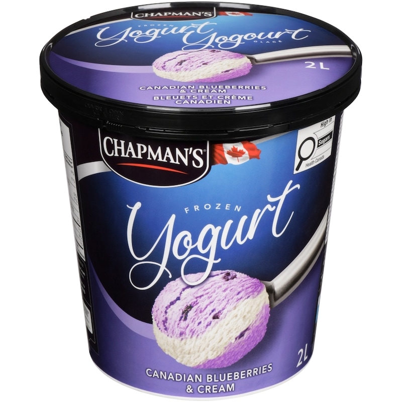 Frozen Yogurt Canadian Blueberries & Cream
