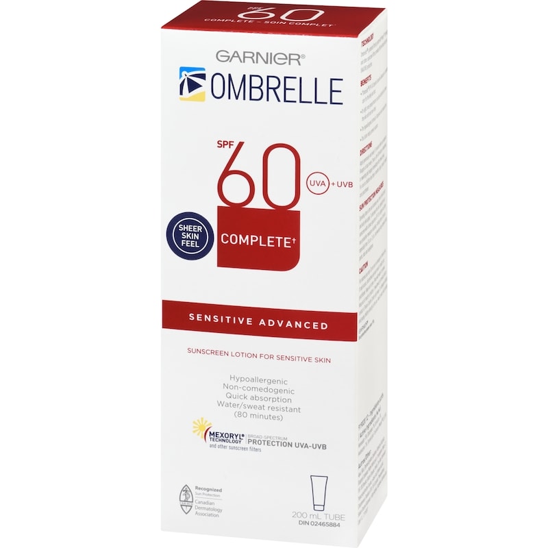Complete Sunscreen Lotion For Sensitive Skin Sensitive Advanced Spf 60 Uva + Uvb
