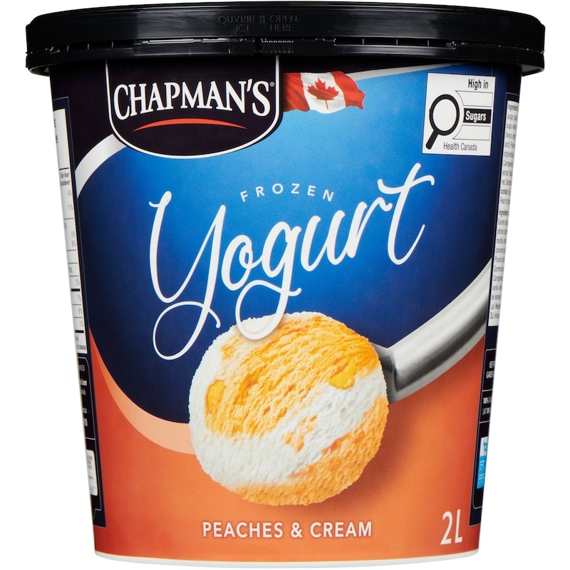 Frozen Yogurt Canadian Peaches & Cream