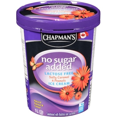 Chapmans No Sugar Added Lactose Free Ice Cream Salty Caramel & Peanuts 1 l, $0.85/100ml