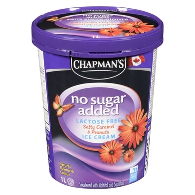 Chapmans No Sugar Added Lactose Free Ice Cream Salty Caramel & Peanuts 1 l, $0.90/100ml