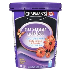 Chapmans No Sugar Added Lactose Free Ice Cream Salty Caramel