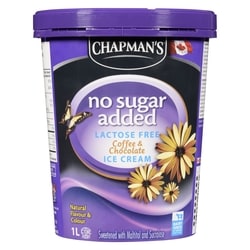 Chapmans No Sugar Added Lactose Free Ice Cream Coffee & Chocolate