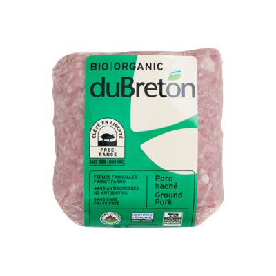 duBreton Ground Pork, Organic 454 g, $1.76/100g