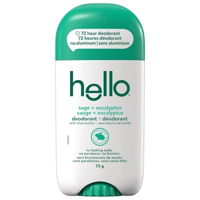 Hello Sage + Eucalyptus Aluminum Free Deodorant 73 g, $9.59/100g