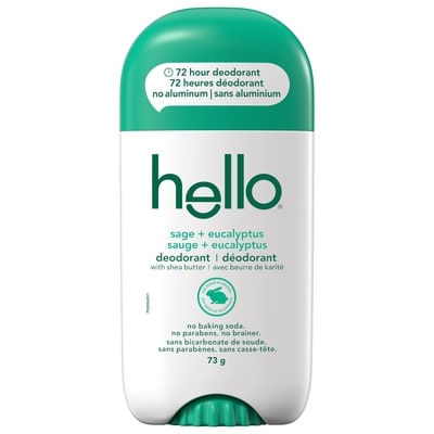 Hello Sage + Eucalyptus Aluminum Free Deodorant for Women 73 g, $11.64/100g
