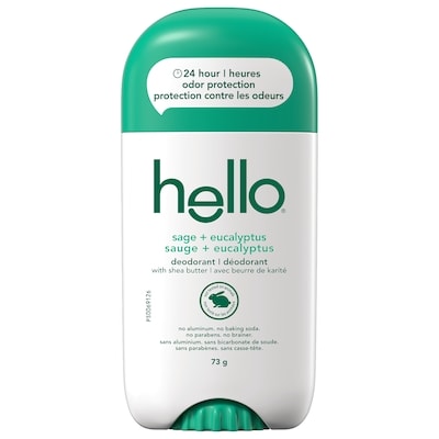 Hello Déodorant sans aluminium femme, sauge et eucalyptus 73 g, 10,96 $/100g