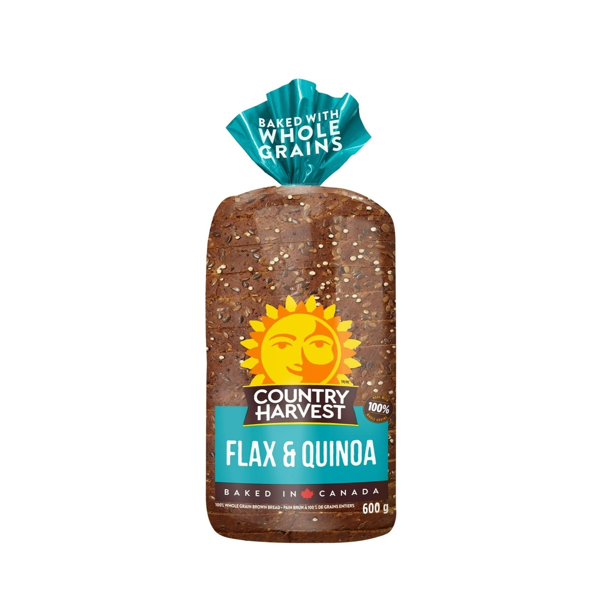 Country Harvest Flax & Quinoa Bread 600 g, $0.58/100g
