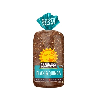 Country Harvest Flax & Quinoa Bread 600 g, $0.58/100g