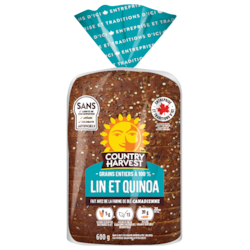 Country Harvest Flax & Quinoa Bread - 600 g | Zehrs