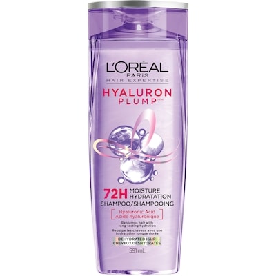 L’Oréal Hair Expertise Hyaluron Plump Shampooing avec Acide Hyaluronique 591 ml, 1,69 $/100ml