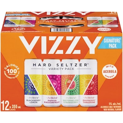 Vizzy Vizzy M Vp2 12 Cans (ID required at pick-up) 12x355.0 ml, $0.52/100ml