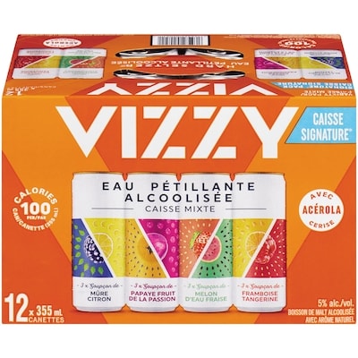 Vizzy Vizzy M Vp2 12 canettes (Pièce d’identité requise au moment du ramassage) 12x355.0 ml, 0,52 $/100ml