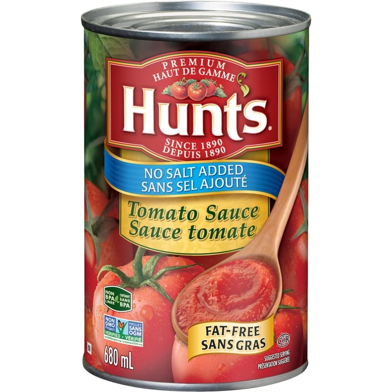 Tomato Sauce, No Salt Added