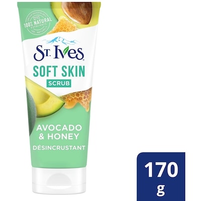 St Ives Soft Skin Avocado & Honey Scrub 170 g, $4.11/100g