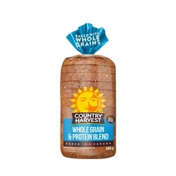 Country Harvest Whole Grain & Protein Blend Bread 600 g, $0.67/100g