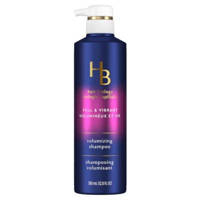 HB Hair Biology Shampooing volumisant Volumineux et vifs pour cheveux fins, clairsemés et plats 380 ml, 4,47 $/100ml