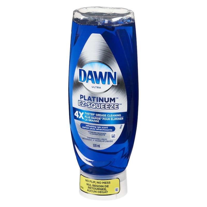 Platinum EZ-Squeeze Dish Soap, Dishwashing Liquid, Refreshing Rain
