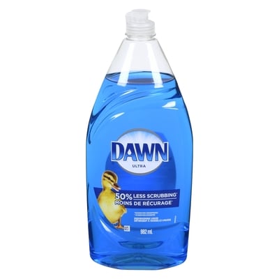 Dawn Ultra Dishwashing Liquid Dish Soap, Original Scent 982 ml, $0.56/100ml