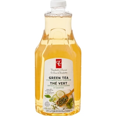President's Choice Cucumber Mint Flavour Green Tea 1.54 l, $0.31/100ml