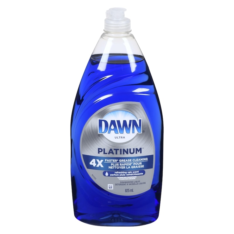Platinum Dishwashing Liquid Dish Soap, Refreshing Rain Scent, 