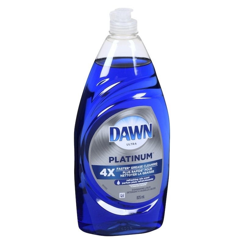 Platinum Dishwashing Liquid Dish Soap, Refreshing Rain Scent, 