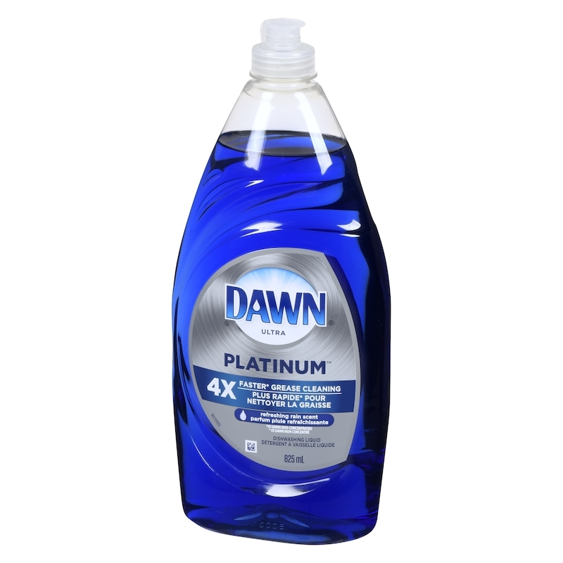 Platinum Dishwashing Liquid Dish Soap, Refreshing Rain Scent, 