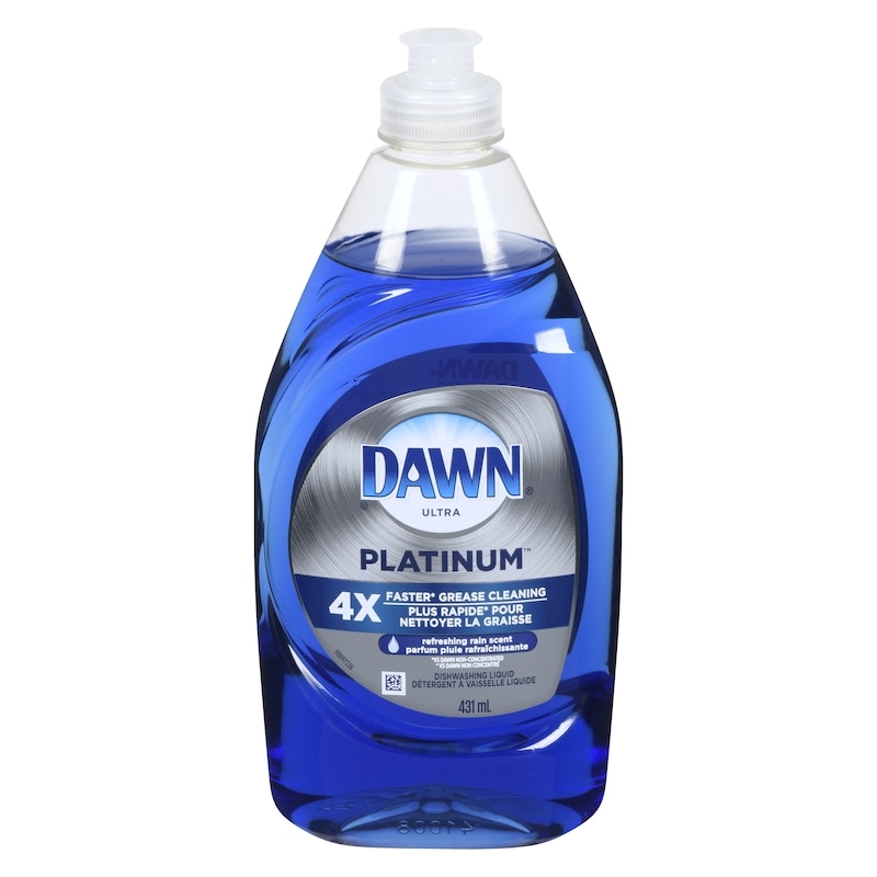 Platinum Dishwashing Liquid Dish Soap, Refreshing Rain Scent