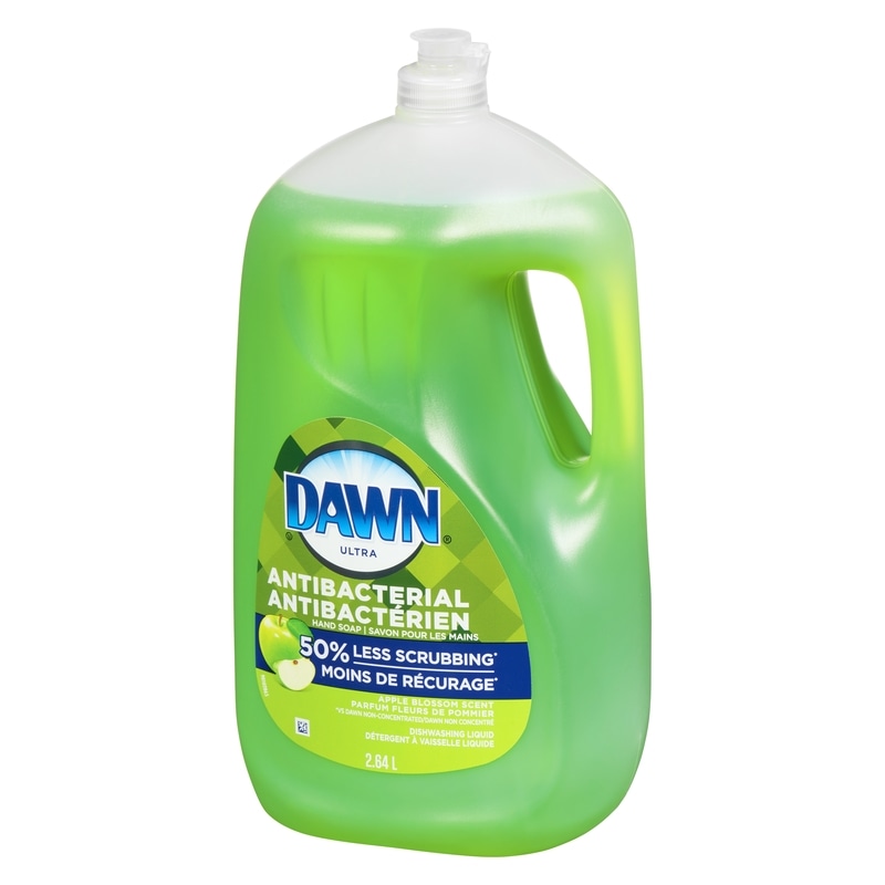Ultra Dish Soap, Dishwashing Liquid, Washes Away Bacteria Apple Blossom