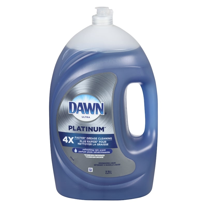 Platinum Dishwashing Liquid Dish Soap, Refreshing Rain Scent
