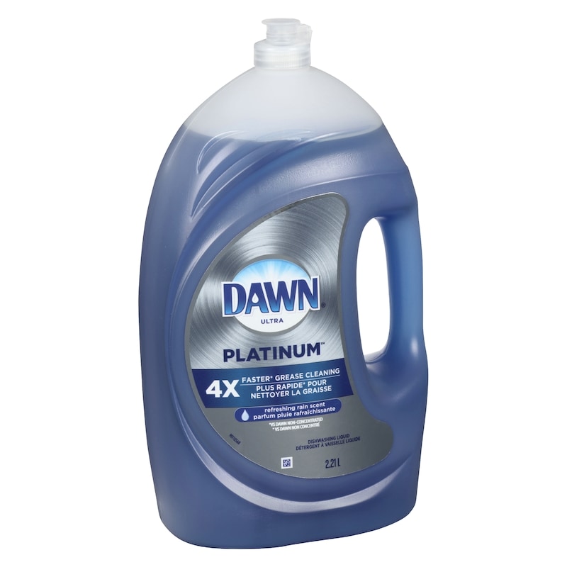 Platinum Dishwashing Liquid Dish Soap, Refreshing Rain Scent