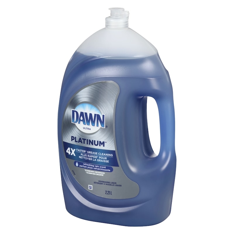 Platinum Dishwashing Liquid Dish Soap, Refreshing Rain Scent