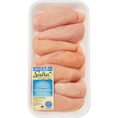 Sufra Poitrines de poulet désossées sans peau 1.505 kg, 1,79 $/100g