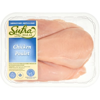 Sufra Chicken Breasts 645 g, $2.33/100g