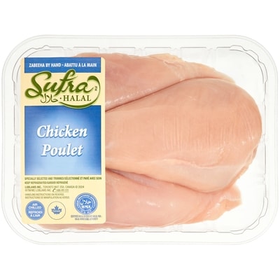 Sufra Chicken Breasts 645 g, $2.17/100g