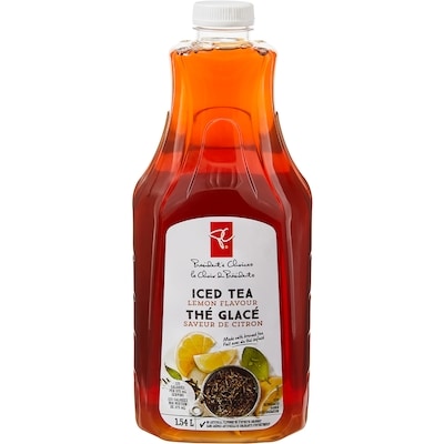 President's Choice Lemon Flavour Iced Tea 1.54 l, $0.31/100ml